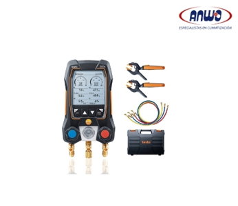 TESTO 550s - MANIFOLD SMART CON SENSORES INALAMBRICOS DE TEMPERATURA Y MANGUERAS